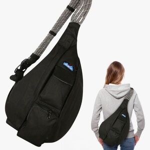 Kavu Black Crossbody Sling Bag GorpCore Outdoor